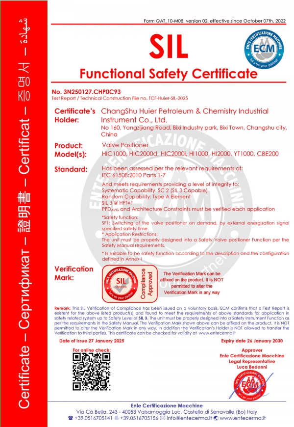 Locator SIL Certificate -1